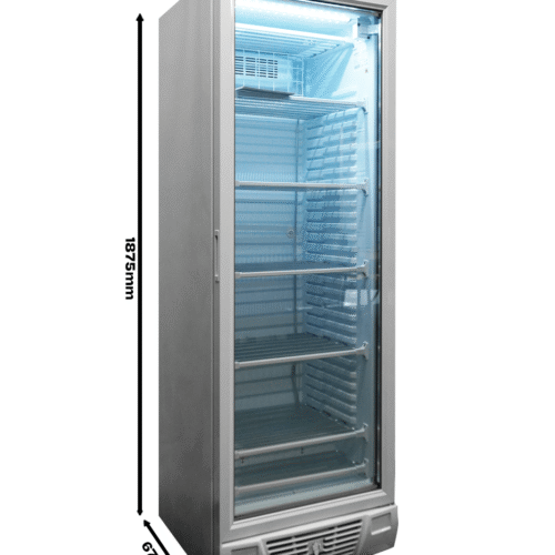 FREEZER 1 GLASS DOOR 382L