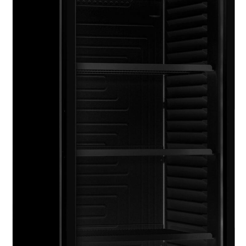 REFRIGERATOR 1 GLASS DOOR BLACK