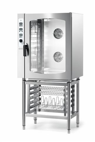 GIORIK CONVECTION OVEN, GAS  895X768X965MM. (LXDXH), CAP. 10X 1/1 GN  TEMP. +50/+280°C, 0,9 + 19 KW,  230 VOLT, 160 KG