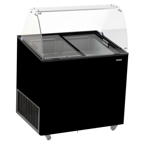 ICE CREAM DISPLAY CORISCA BLACK 6X5 LTR