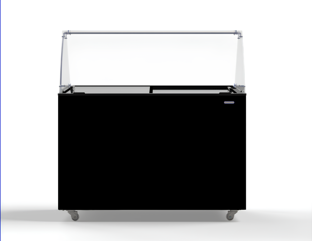 ICE CREAM DISPLAY JAVA BLACK 8x5 LTR