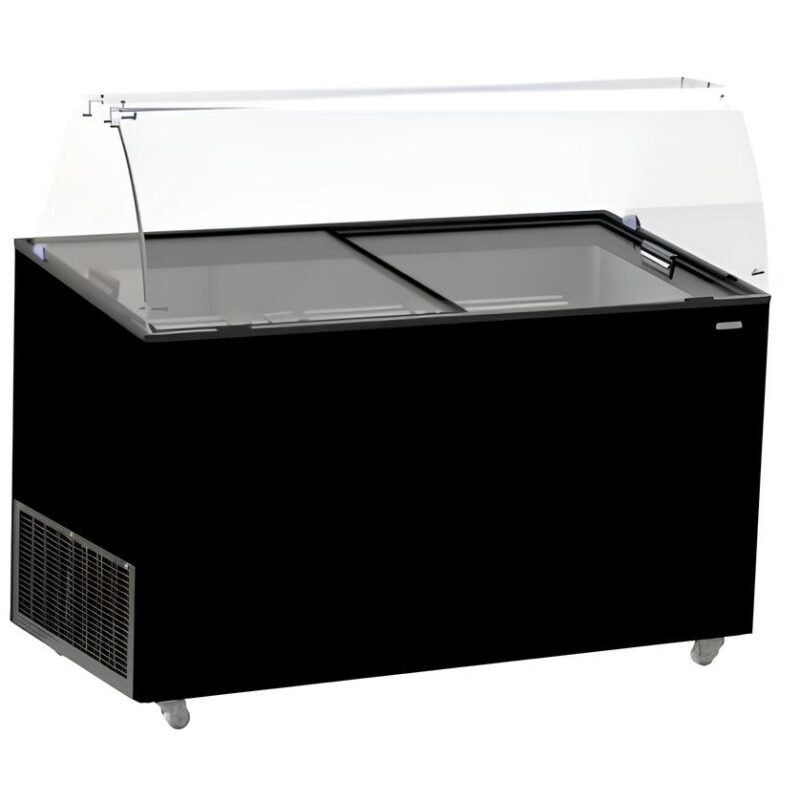 ICE CREAM DISPLAY TENERIFE BLACK 10X5 LTR