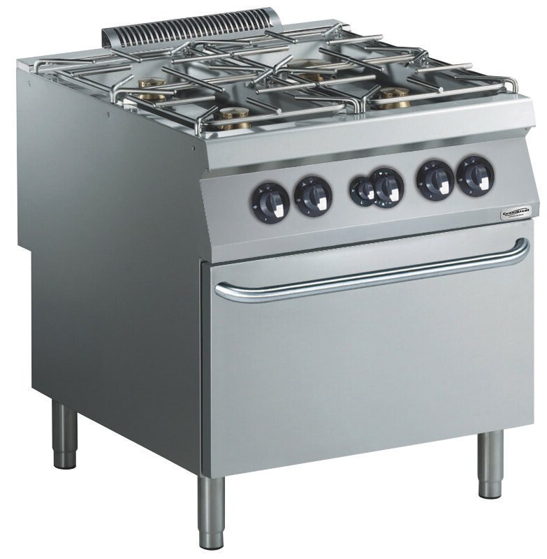 PRO 900 GAS RANGE 4 BU. WITH GAS OVEN