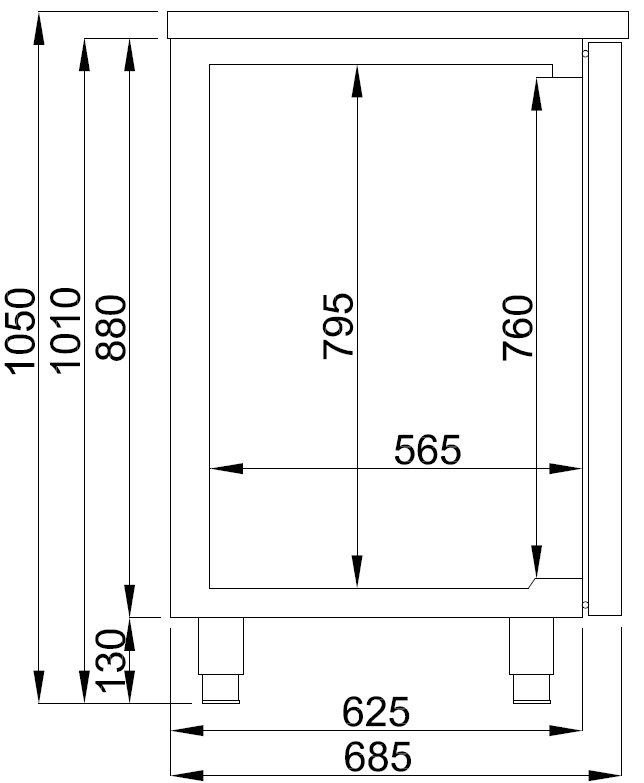 BEER COUNTER 2 DOORS 1L