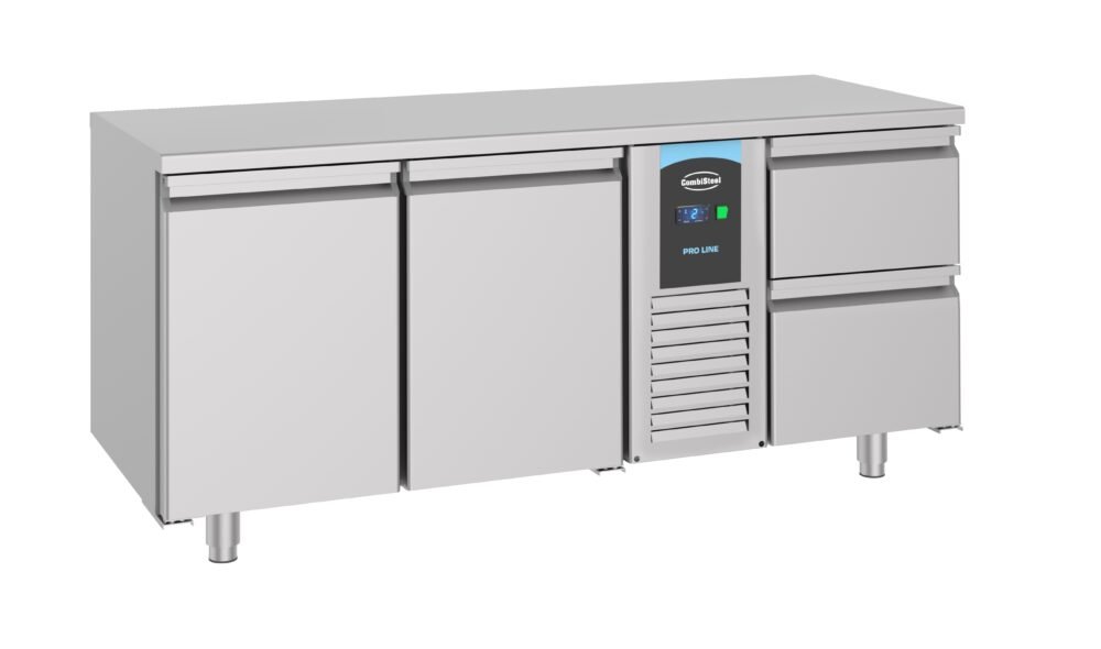 700 REFRIGERATED COUNTER 2 DOORS AND 2 DRAWERS MONOBLOCK ENERGY LINE