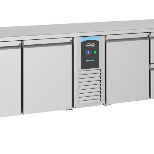 700 REFRIGERATED COUNTER 3 DOORS AND 2 DRAWERS MONOBLOCK ENERGY LINE