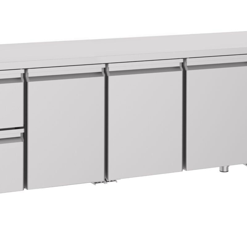 700 REFRIGERATED COUNTER 3 DOORS 2 DRAWERS ENERGY LINE