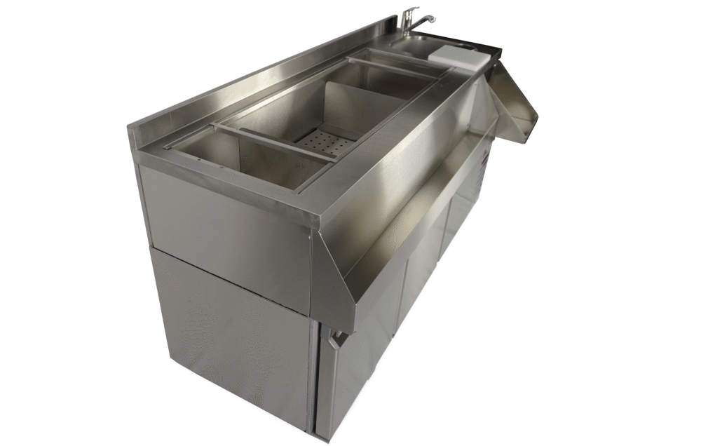 REFRIGERATED COUNTER 3 DOORS WITH COCKTAIL BAR STATION