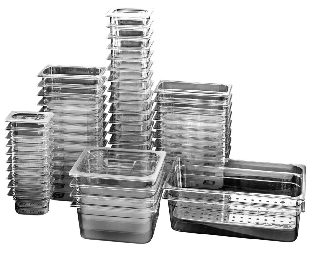 GN CONTAINER POLYCARBONATE 1/1GN-100MM