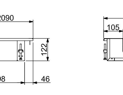 DROP-IN CRUSHED ICE BIN 2/1