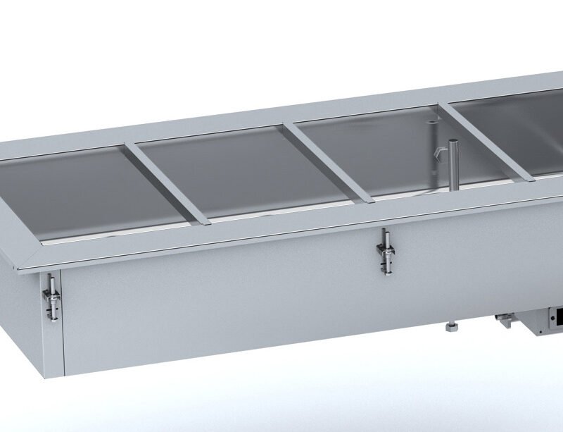 DROP-IN BAIN-MARIE UNIT 3/1 - AUTOMATIC WATER FILLING