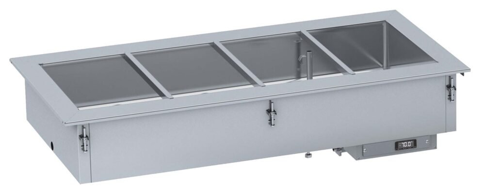 DROP-IN BAIN-MARIE UNIT 4/1 - AUTOMATIC WATER FILLING