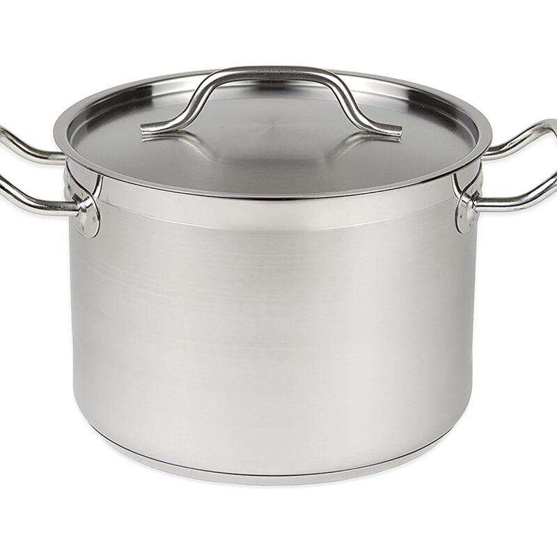 DEEP STOCKPOT MID HIGH SS + LID ø20 4L