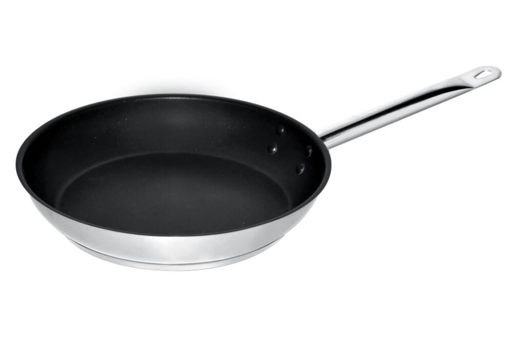 FRYPAN SS + NON-STICK COATING ø32 4L