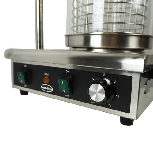 HOT DOG WARMER WITH 2 BREAD HEATING STICKS