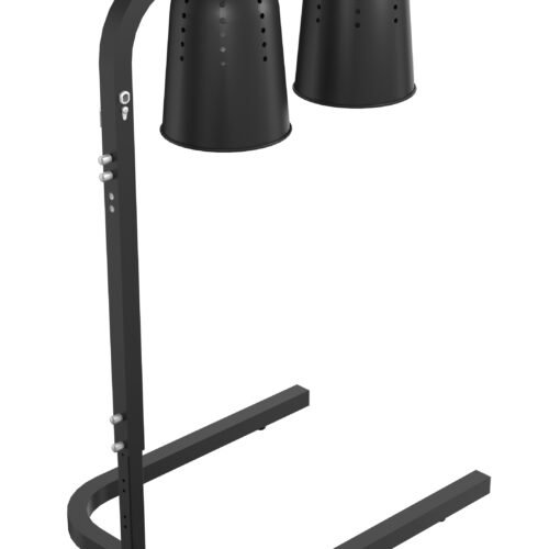 TELESCOPIC HEAT LAMP BLACK