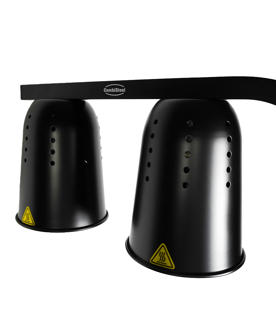 TELESCOPIC HEAT LAMP BLACK