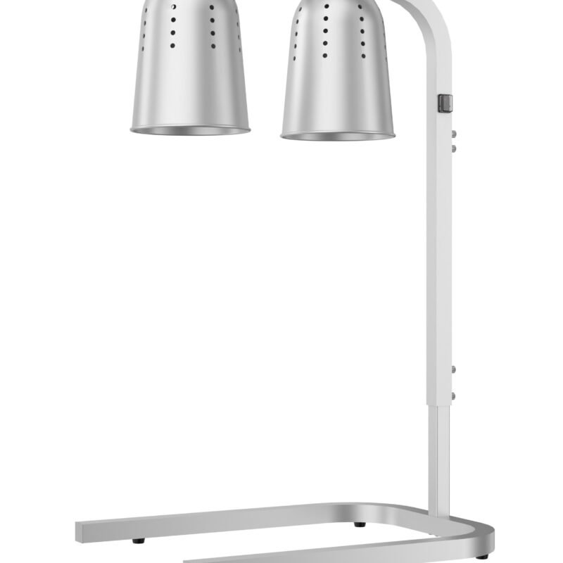 TELESCOPIC HEAT LAMP SILVER