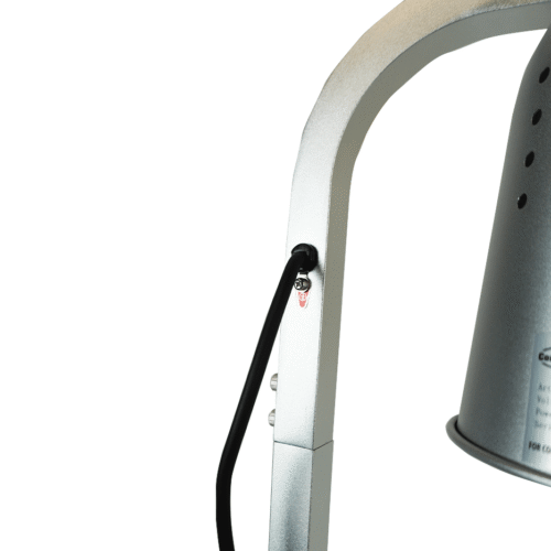 TELESCOPIC HEAT LAMP SILVER