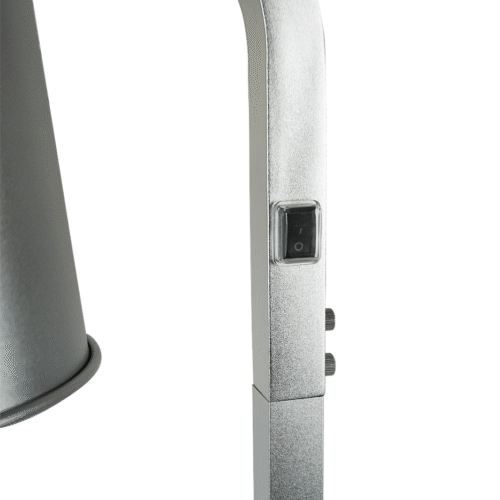 TELESCOPIC HEAT LAMP SILVER