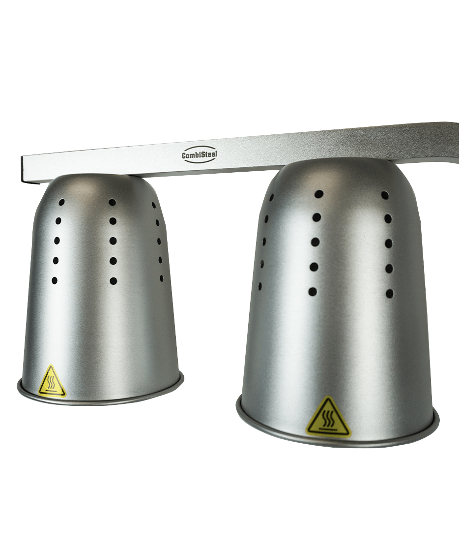 TELESCOPIC HEAT LAMP SILVER