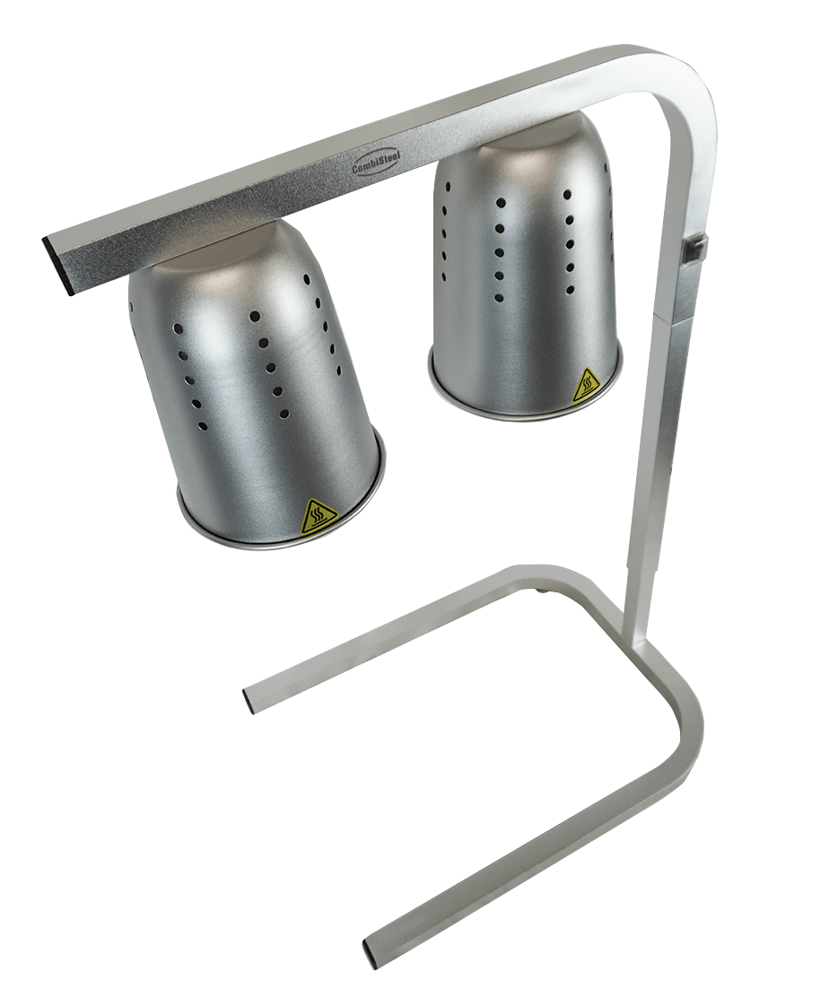 TELESCOPIC HEAT LAMP SILVER