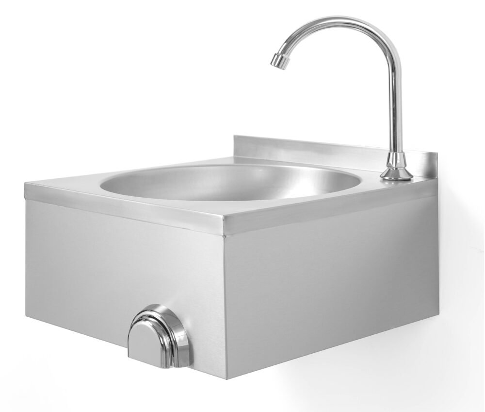 KNEE OPERATED HAND WASHBASIN
