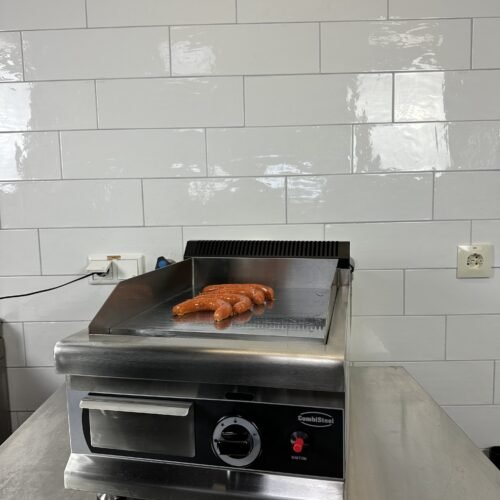 GAS FRY TOP CHROME 400
