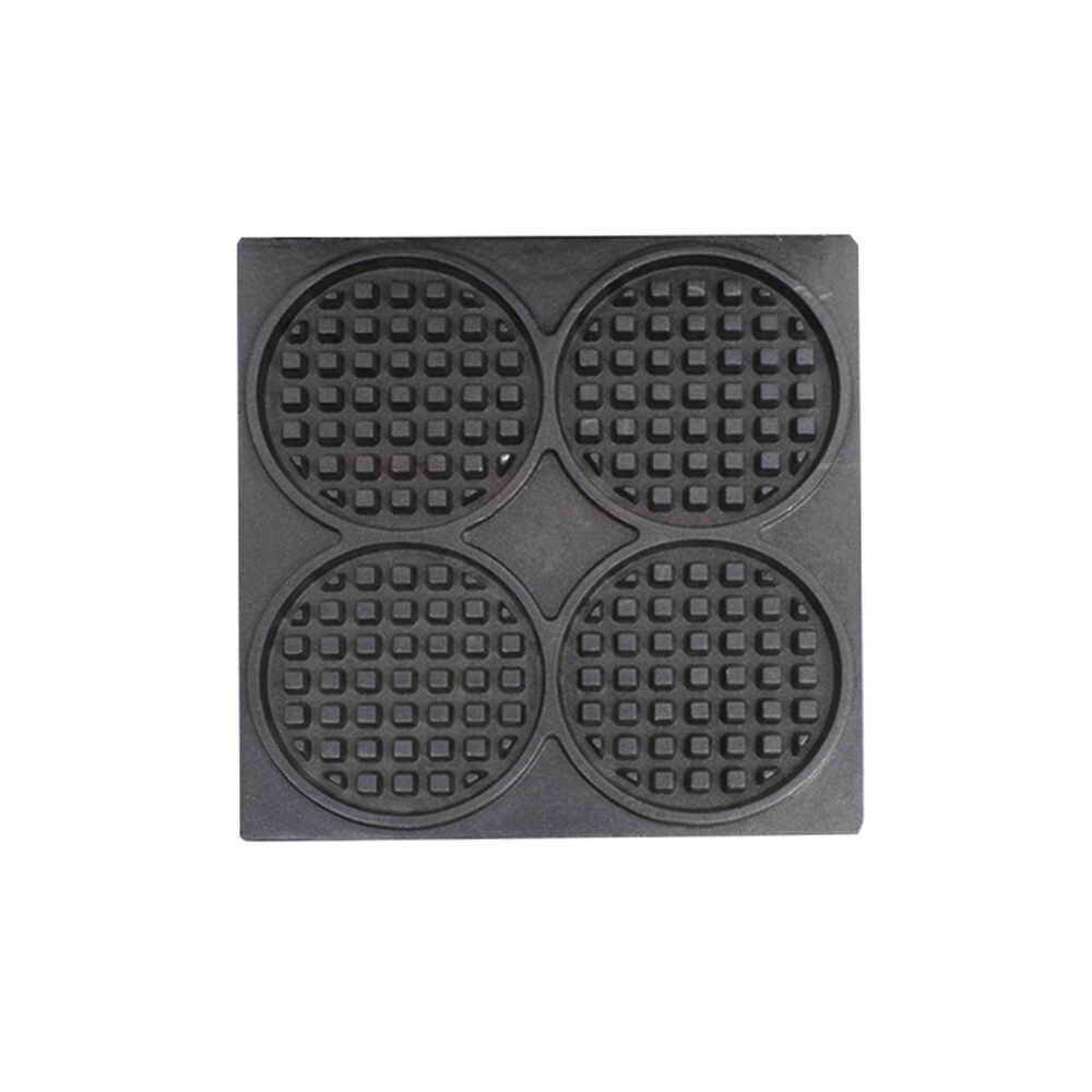 WAFFLE IRON 4PCS ROUND WAFFLES