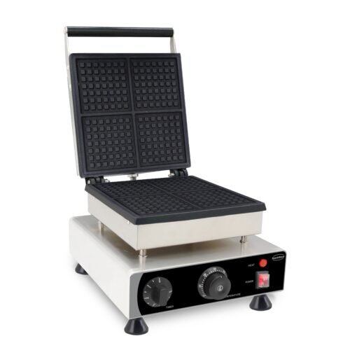 WAFFLE IRON 4PCS SQUARE WAFFLES