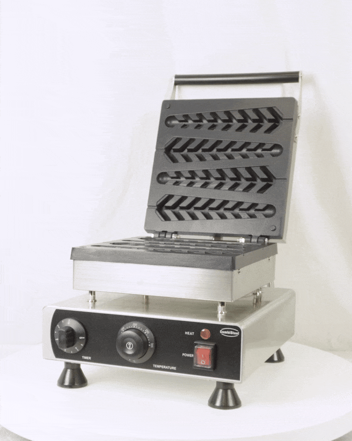 WAFFLE IRON 4PCS PINE TREE LOLLIPOP