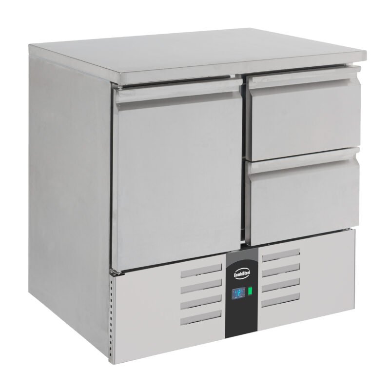 REFRIGERATED COUNTER 1 DOOR/2 DRAWERS