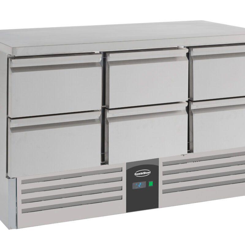 REFRIGERATED COUNTER 6 DRAWERS