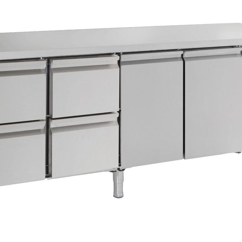700 REFRIGERATED COUNTER 2 DOORS AND 4 DRAWERS