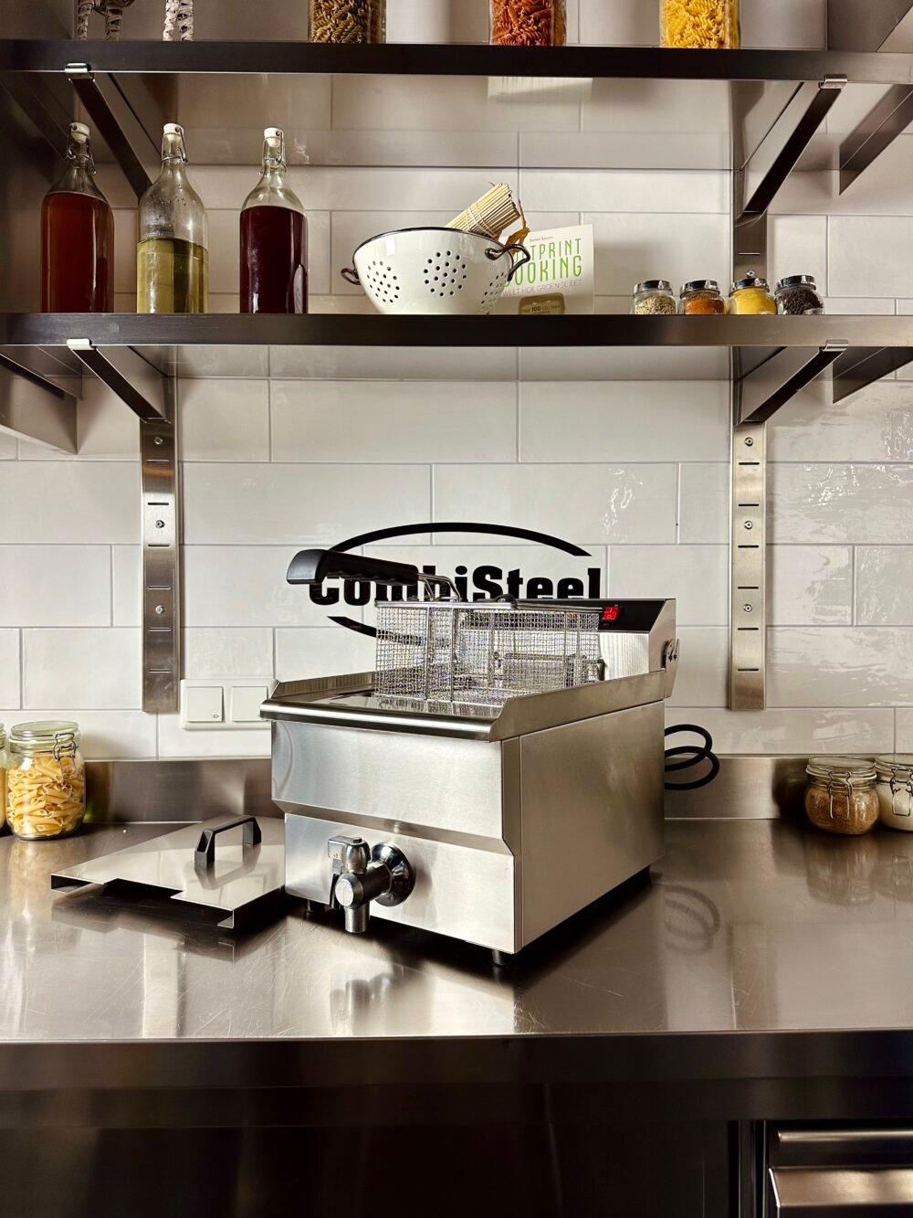 ELECTRIC COUNTER FRYER 1X8 L