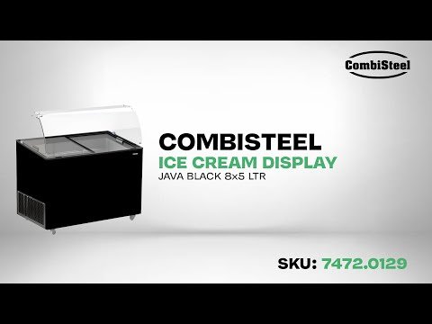 ICE CREAM DISPLAY JAVA BLACK 8x5 LTR