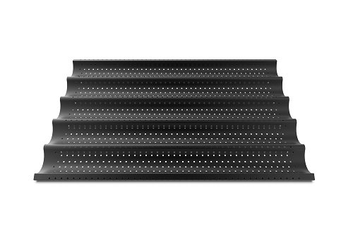 5 KANALŲ ALIUMININĖ LĖKŠTĖ FORO.BAGUETTE.BLACK UNOX TG435