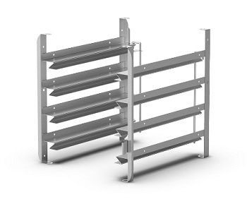 4 600X400 GN1/1 MM ŠONINIŲ ATRAMŲ RINKINYS UNOX XUC055
