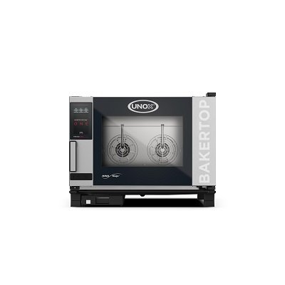 4*600x400-GN1/1 „ONE“ ELEKTRINĖ KOMBINUOTA KEPKLA – KAIRĖ UNOX XEBC-04EU-E1LM-MP