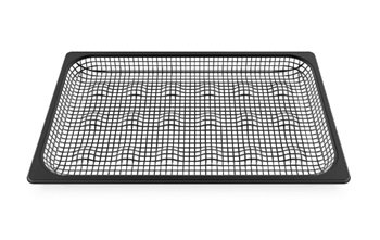 BLACK.FRY GN1/1 H40 S/STEEL TFL PAN UNOX GRP816