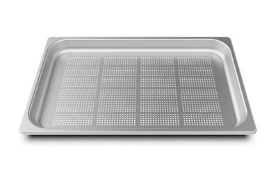 GN 1/1 H40 PERFORUOTA NERŪDĖJANČIO PLIENO KEPIMO FORMA UNOX TG820
