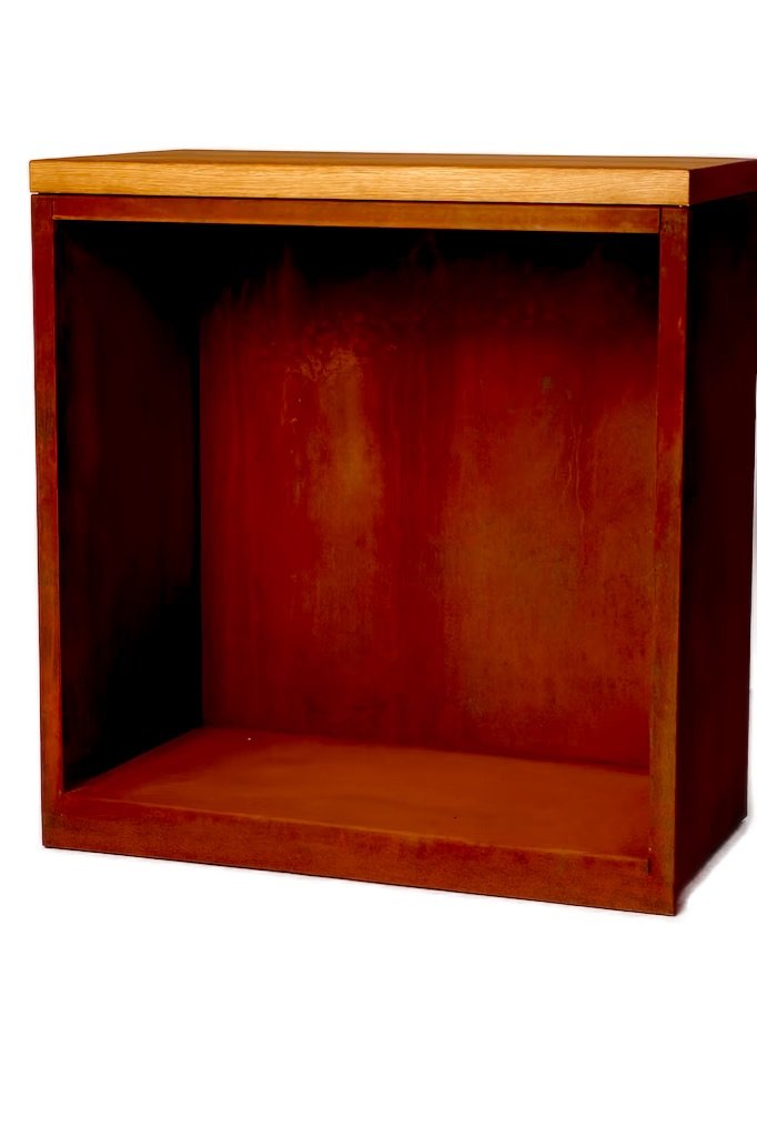 ONFIRE TC – „Corten“ darbo stalas su atviru skyriumi