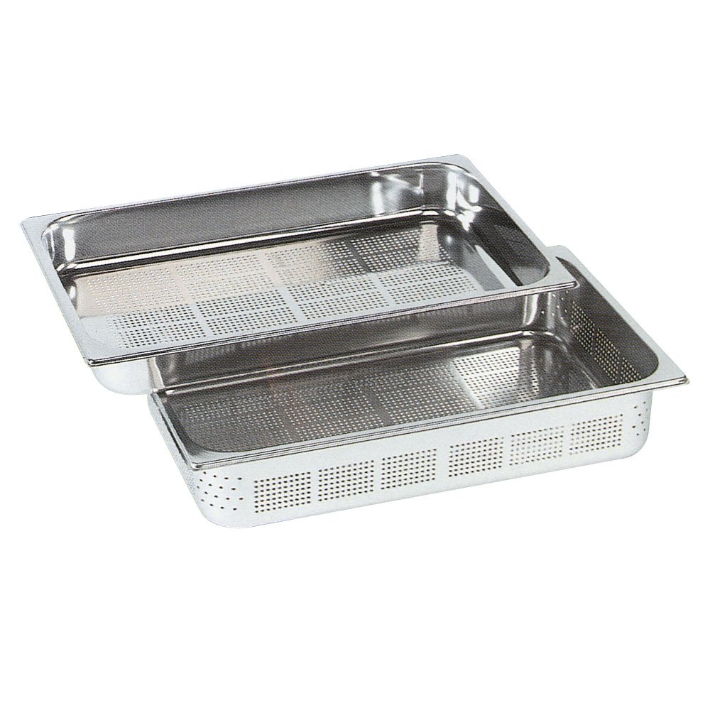 Gastronomijos perforuotas padėklas 1/1 h40 mm