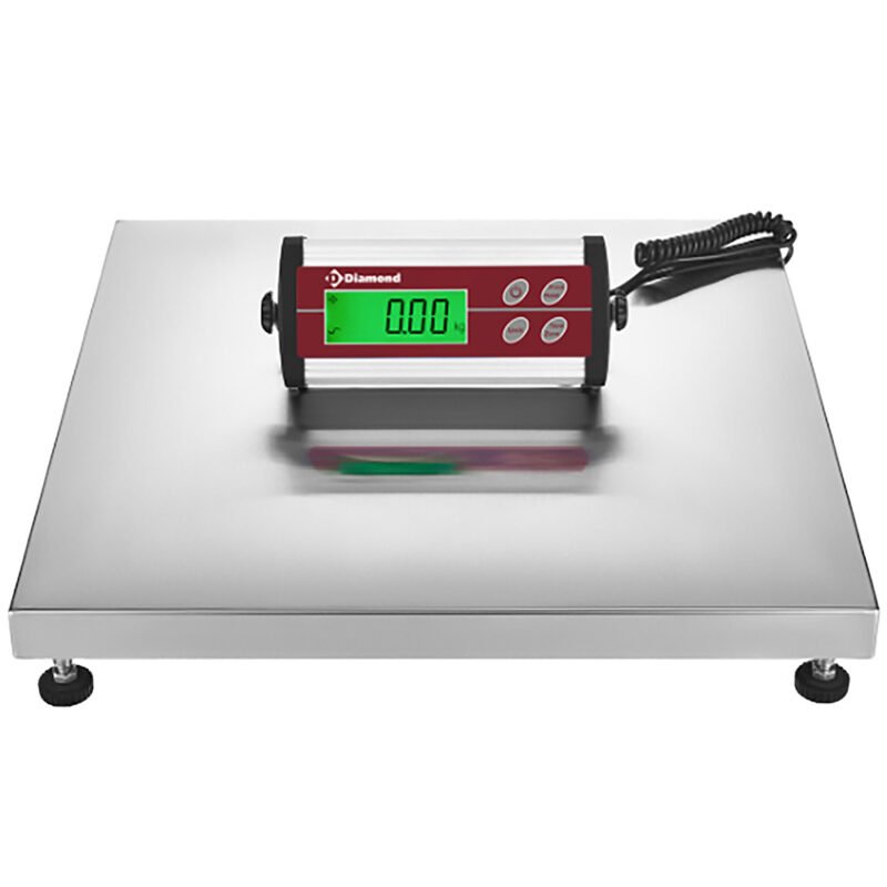 Elektroninės svarstyklės iš nerūdijančio plieno, 75 kg x 20 g