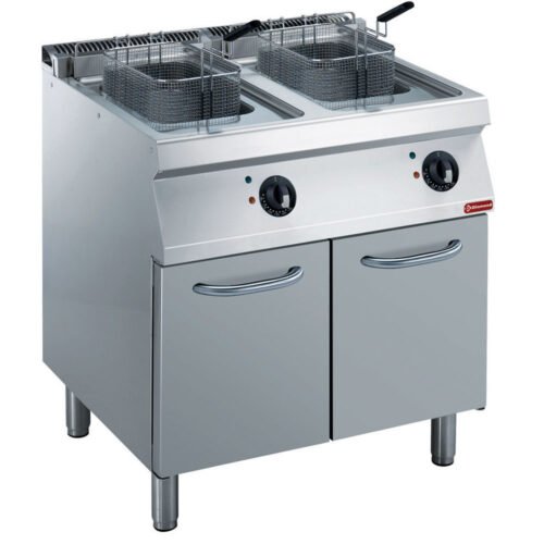 001-E17-F28A8-N-big Elektrinė keptuvė 2x14 litrų, ant spintelės