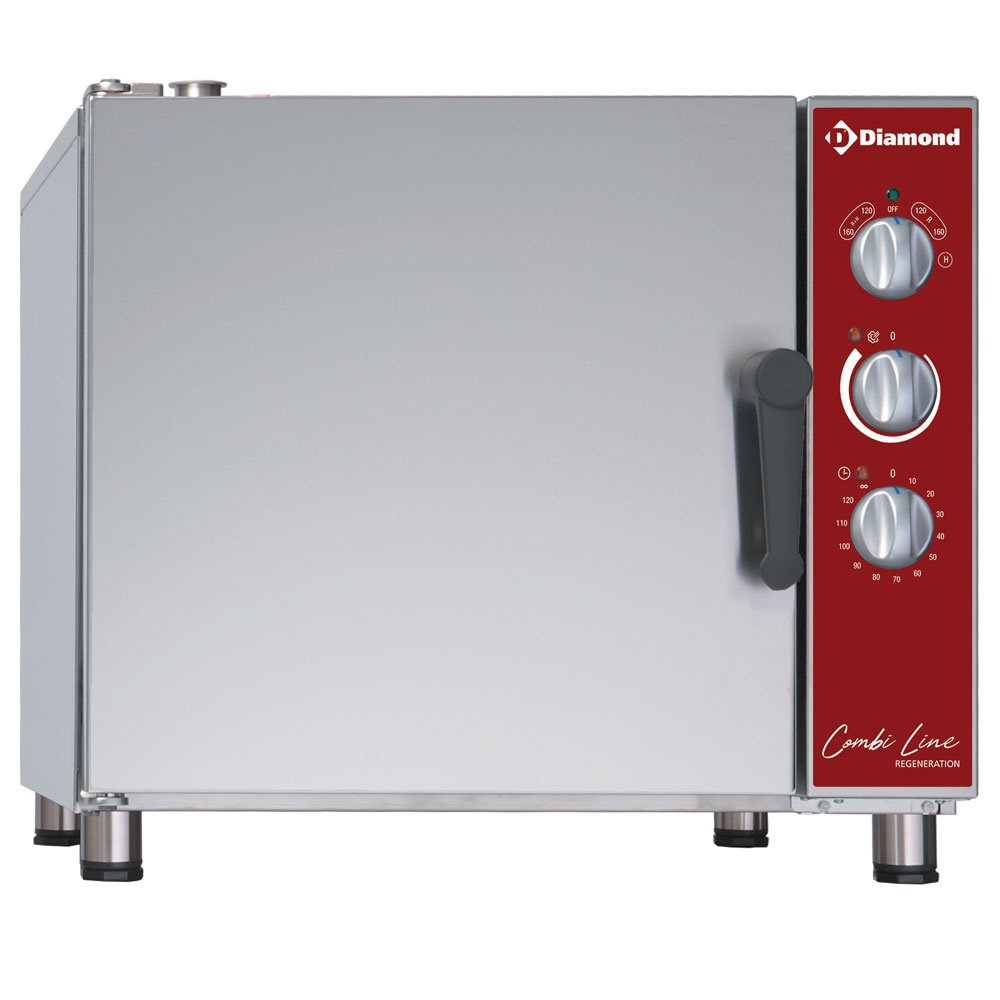 001-FRU511P-big Elektrinė krosnelė su regeneravimo funkcija – talpina 5 vnt. GN 1/1 + drėkintuvas