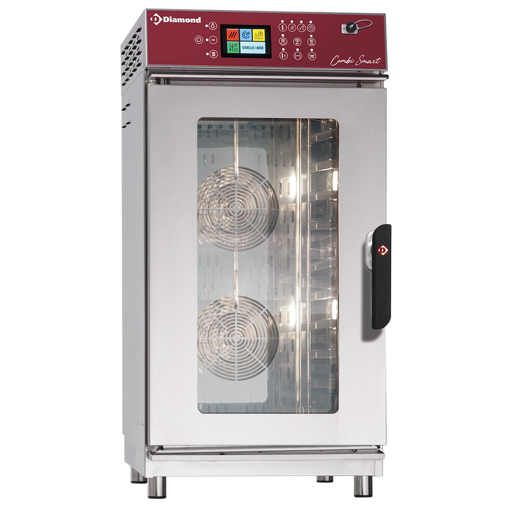 Elektrinė krosnelė, garinė/konvekcinė, 11x GN1/1 jutiklinis ekranas  + automatinis valymas