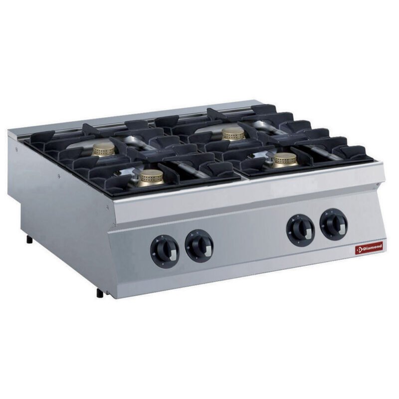 Dujinė viryklė su 4 degikliais, 4x 5,5 kW – TOP –