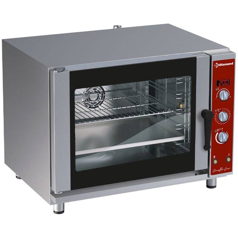 001-PFE-52-S-big Elektrinė konvekcinė krosnelė, 5x EN (GN), automatinis drėkintuvas