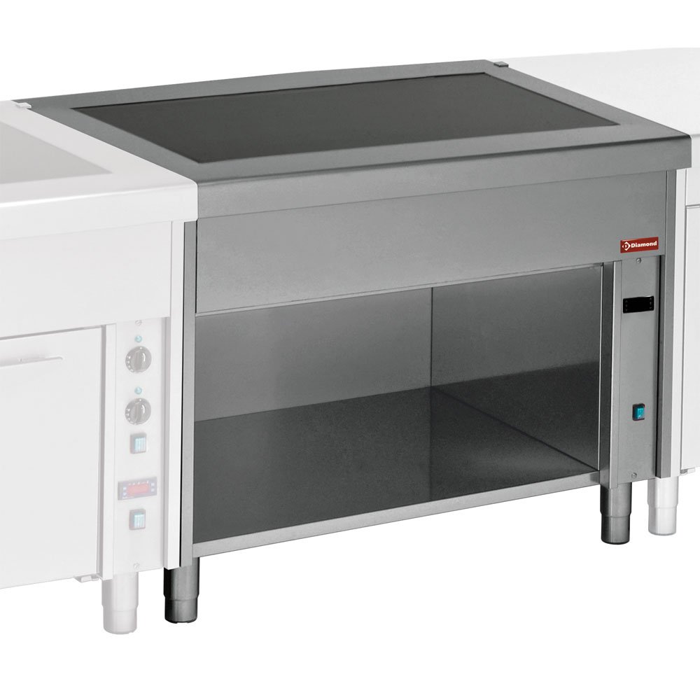 Stiklo keramikos elementas ant spintelės 4x GN 1/1